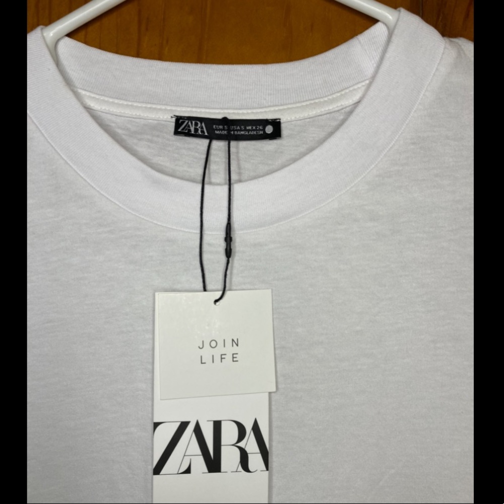 Zara new white T-shirt